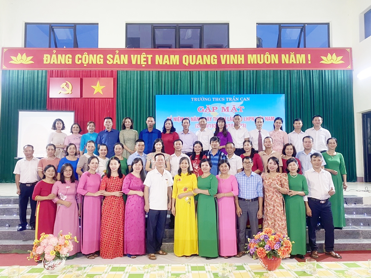 KỶ NIỆM 93 NĂM NGÀY THÀNH LẬP HỘI LHPN VIỆT NAM (20/10/1930 - 20/10/2023) CỦA TRƯỜNG THCS TRẦN CAN